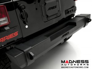 Jeep Wrangler JK TrailCrusher Rear Bumper - Carbide Black Powder Coat Jeep Wrangler JK TrailCrusher Rear Bumper - Carbide Black Powder Coat